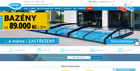e-shop bazény.cz