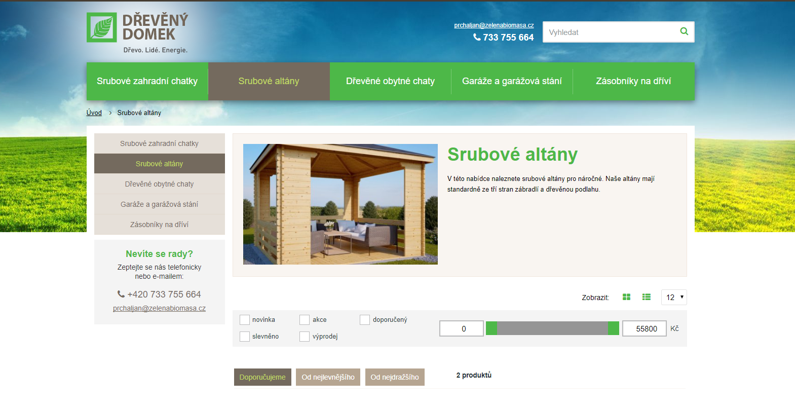 dřevěný domek
