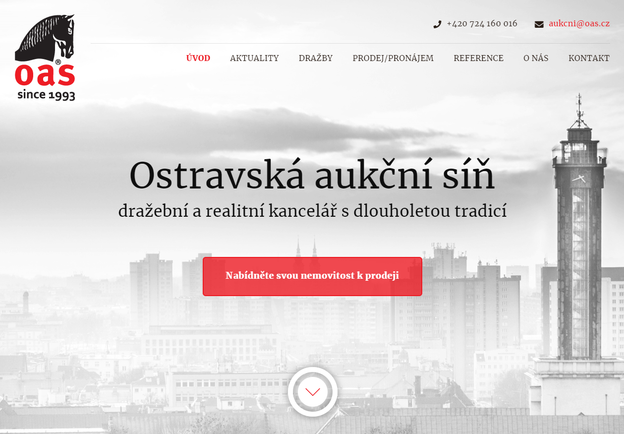 ostravská aukční síň home page